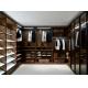 Bedroom Wooden U Shaped Walk In Closet Storage Units For Clothing Storage