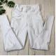 XL White Horse Riding Pants For Children Equestrian Competition Breeches