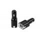 Black Color High Speed USB Car Charger Safety Stable Over - Heating Protection