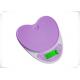 Heart Shape Portable Food Scale , Strain Gauge Sensor Kitchen Weight Scale