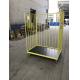 Powder Coating Laundry Cage Trolley Storage Air - Filled Wheel OEM ODM Available