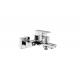 Luxurious Wall Mounted Shower Mixer Taps Chrome Finish 3 Years Warranty