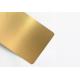Golden Color Brushed Anodized Aluminum Panels 5052 For Building Decoration