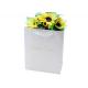 Boutique 120g White Kraft Paper Bags With Handles