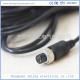 Customized 3 Pin Backup Camera Cable , PVC Jacket Backup Camera Extension Cable