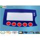 0.15mm PC Film Push Button Membrane Switch Keypad High Gloss With Silver Contact Point