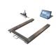 Carbon Steel 3t Movable U Shaped Floor Pallet Scale