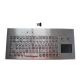 Wireless Metal Keyboard IP67 With Touchpad IP67 Movable Desk Top 2.4G