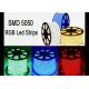 RGB 120 Volt Led Strip Lights , RoHS High Voltage Color Changing Led Strip