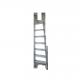 Aluminum Ladder 12 Meter Silver White Step Ladder  150kg  Max Load
