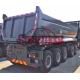 40 - 50 Tons Side Dump Semi Trailer , 35 Cbm Heavy Duty Commercial Dump Trailers