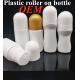 30ml 50ml 60ml White Plastic Roller Bottle HDPE Roll-on Deodorant Bottle Empty