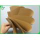 Smooth Surface 115gsm 140gsm Bamboo Pulp Kraft Paper Roll Recycled Material