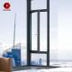 European Aluminum Frame Double Glass Tilt And Turn Windows Swing In Casement