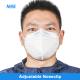 Anti Dust Safety Mouth Cover Disposable Respirator Face Mask , In Stock N95 Face Mask Protection