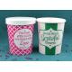 Paper Disposable Takeaway Soup Cups With Lids For Hot Soup , Heat Insulation