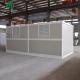 Single Side Wall Double Door Prefab Folding Container House Integral Frame Protective Coating