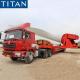 Wind Turbine Tower Transport with Balde Rotor Adapter Windmill Blade Trailer