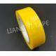 Yellow Rubber Adhesive Electrical PVC Insulation Tape 0.10mm - 0.22mm Thickness