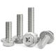 M6 Hex Head Bolts with Polished Finish Thread Length 12mm