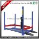 AT-440A 4T Hydraulic Cylinder Car Lift , 4 Post Auto Lift Safety Latches,Four Post Lifter