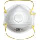 Hypoallergenic Valved Dust Mask , White N95 Respirator With Exhalation Valve