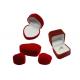 Luxury Glossy Velvet Cardboard Jewelry Boxes Necklace And Earring Gift Box