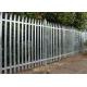 2500mm height galvanized type High Strength Security Steel Palisade Fencing safety protect