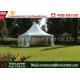 Used Outdoor Tent With Aluminum Profile , Commercial Gazebo Heavy Duty White Square
