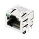 Tab Up Green/Yellow&Green LED 1X1 Port Ethernet RJ45 Jack without Integrated Magnetics