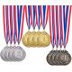 3D Personalised Running Medals Zinc Alloy Medals Polishing And Stamping For Marathon