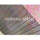 Wall Coverings Design 1.5mm Architectural Woven Wire Mesh Pvdf Black Color Aluminum