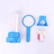 Blue Plastic Poultry Feeding Accessories Durable Chickens Feeder Design