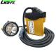 25000lux Miners LED Cap Lamp Safety With Warning High Beam IP68 Impact Resistant