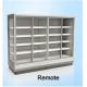 Cabinet Remote Type Upright Glass Door Freezer Multideck