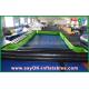 Inflatable Football Toss Game Black / Green Inflatable Sports Games Inflatable Snookball Tables Pool 12 Balls