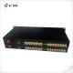 1080P 8 Channel 3G SDI Extender Over Single Fiber 1U Rack Mountable 20KM