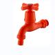 Single Hole Bathroom Faucet Spout Feature With Diverter 3/4 Plastic Colorful Water Tap