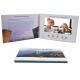 Promo Advertising A5 7'' Digital Catalogue Card Lcd Screen Video Greeting Brochure For Wedding Invitation