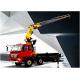 Durable 25 Tons Commercial Knuckle Boom Truck Mounted Crane, 19m Lifting Height