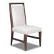 Solid beech wood with White pu/leather upholstery dining chairs ,wooden arm chair,side chair for dining rooms
