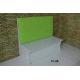 Modern double coffee shop booth seating sofa (YL-08)