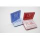 High-Transparent Crystal Acrylic Baccarat Chinese & English Dealer Code Plate Red & blue Double-sided Screen Printing