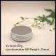 Cosmetic Packaging Aluminum Cream Jar 60g With Screw Lids Loose Powder Jar