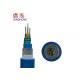 Underwater Armored Fiber Optic Cable With 4 12 24 48 72 144 288 Core G652 Fiber