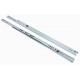 Furniture Mini 17mm Drawer Slides With Black Zinc , Ball Bearing Drawer Runners