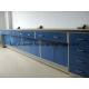 3000*750*850mm Steel Lab Furniture , Lab Bench Table Wall Workbench