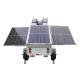 Rugged Durability Mobile Solar Light Tower Solar Power Energy System Gel Battery Led Light Trailer For Temporary Lighting