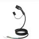 22kW Portable Vehicle Charging Cable EV OEM Single Gun Type2 Charger Plug 32A/3Phase