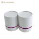 Custom Logo Cylinder Round Candle Paper Tube Packaging Box White Candle Paper Box